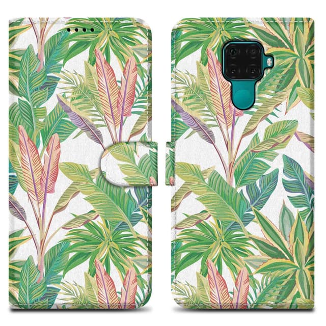 Huawei MATE 30 LITE Plånboksfodral Skal (Grön)