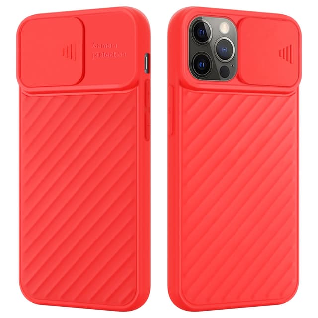 iPhone 12 PRO MAX Cover Etui Case (Rød)