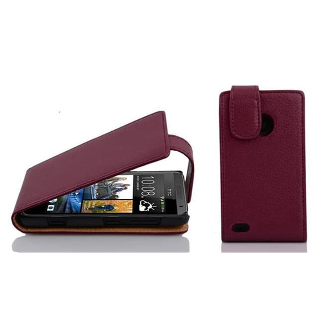 HTC Desire 300 Pungetui Flip Cover (Lilla)