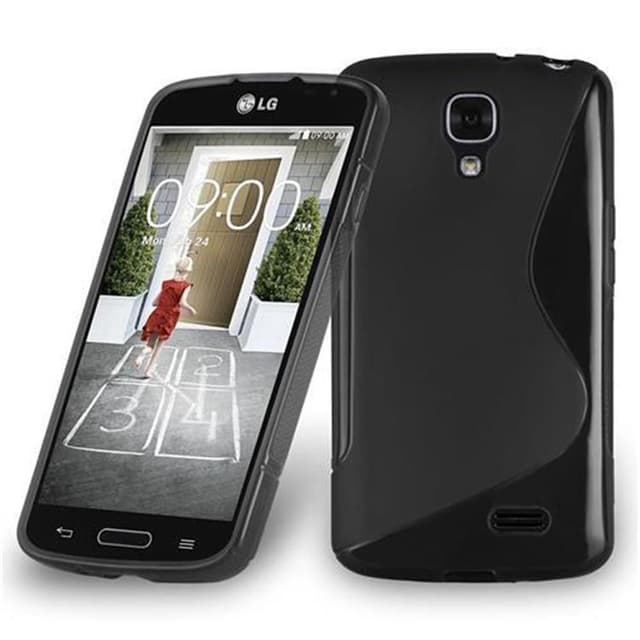 LG F70 Suojakuori Cover (Musta)