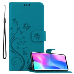 Xiaomi Mi NOTE 10 LITE Plånboksfodral Skal (Blå)