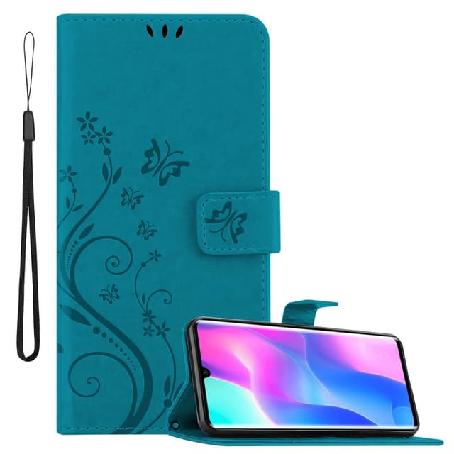 Xiaomi Mi NOTE 10 LITE Plånboksfodral Skal (Blå)