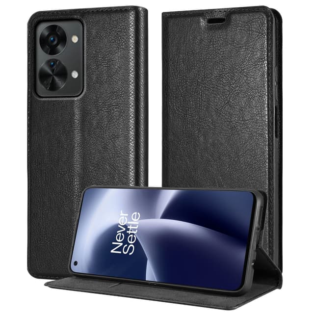 OnePlus Nord 2T lommebokdeksel case (svart)