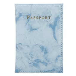 etui i kunstlær i 2 deler for beskyttelse av pass og