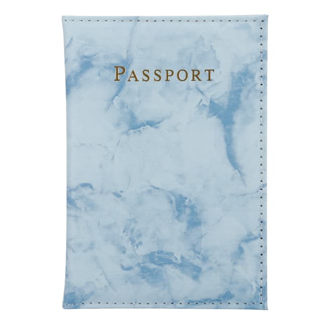 etui i kunstlær i 2 deler for beskyttelse av pass og
