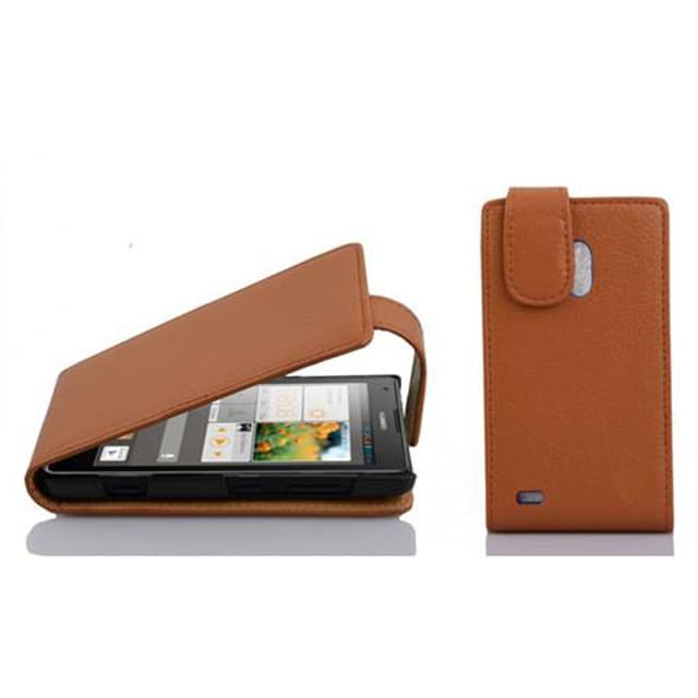 Huawei ASCEND G700 Pungetui Flip Cover (Brun)