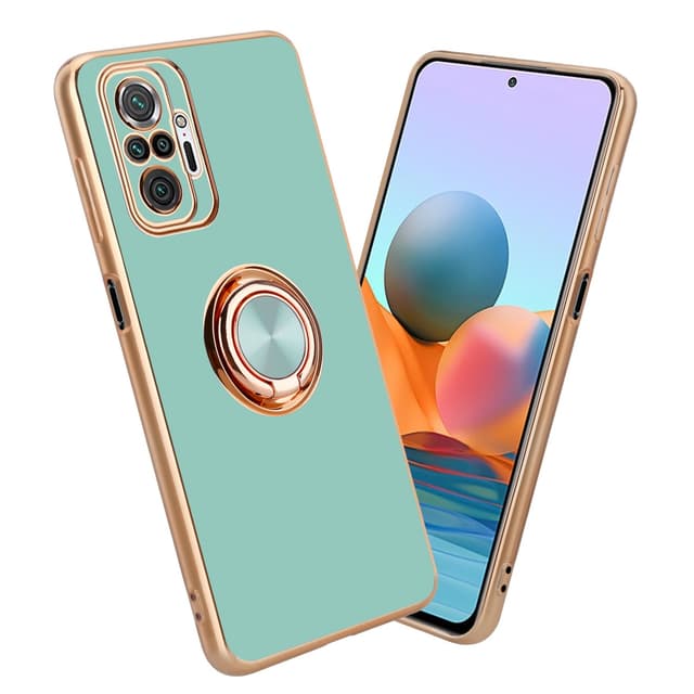 Xiaomi RedMi NOTE 10 PRO silikondeksel case (turkis)