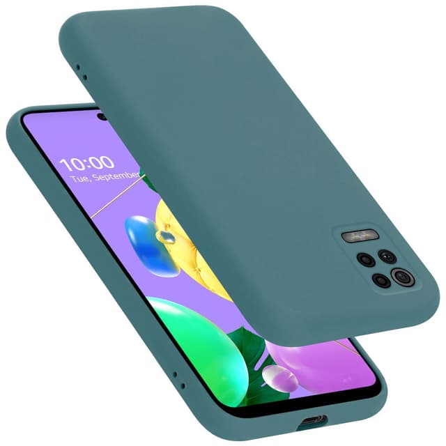 LG K52 / K62 / Q52 Cover Etui Case (Grøn)