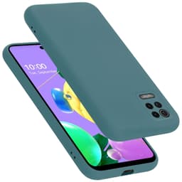 LG K52 / K62 / Q52 Suojakuori Kotelo Case (Green)