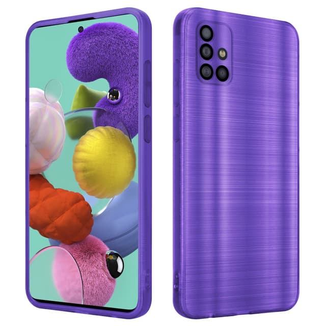 Samsung Galaxy A51 4G / M40s Skal Fodral Case (Lila)