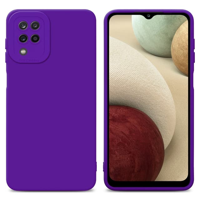 Samsung Galaxy A12 / M12 Suojakuori Kotelo (Violetti)