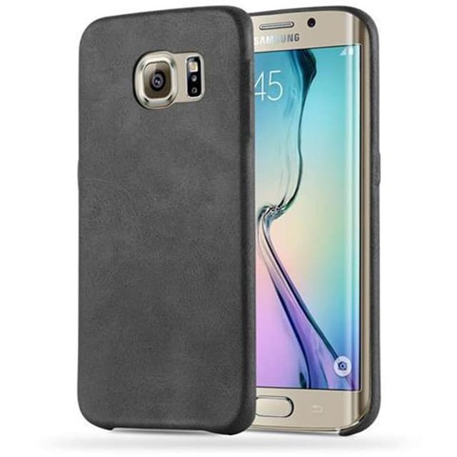Samsung Galaxy S6 EDGE Skal Fodral Case (Svart)