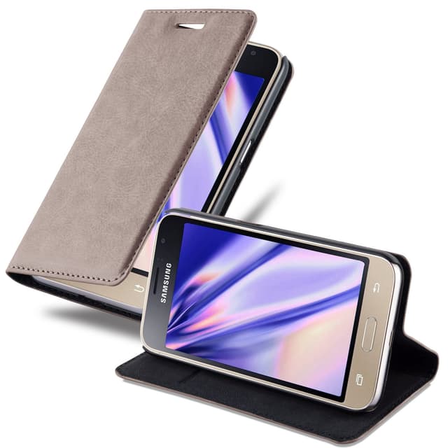 Samsung Galaxy J1 2016 Cover Etui Case (Brun)