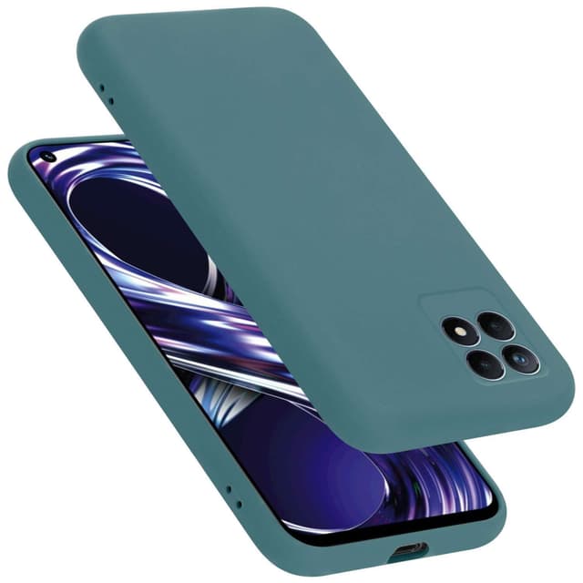 Realme 8i / Narzo 50 4G Cover Etui Case (Grøn)