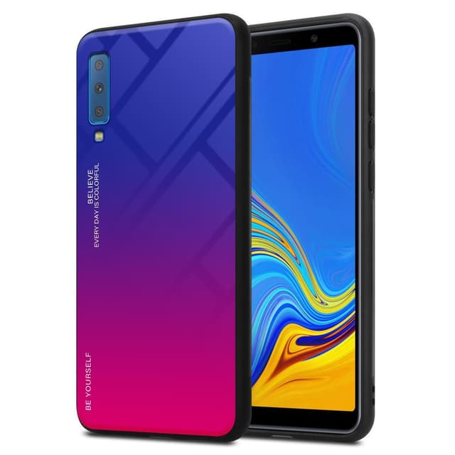 Samsung Galaxy A7 2018 Skal Fodral Case (Svart)