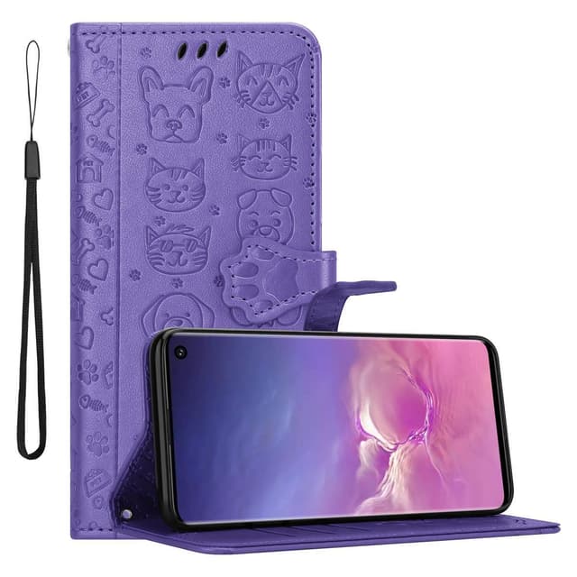 Samsung Galaxy S10 4G Pungetui Cover Case (Lilla)