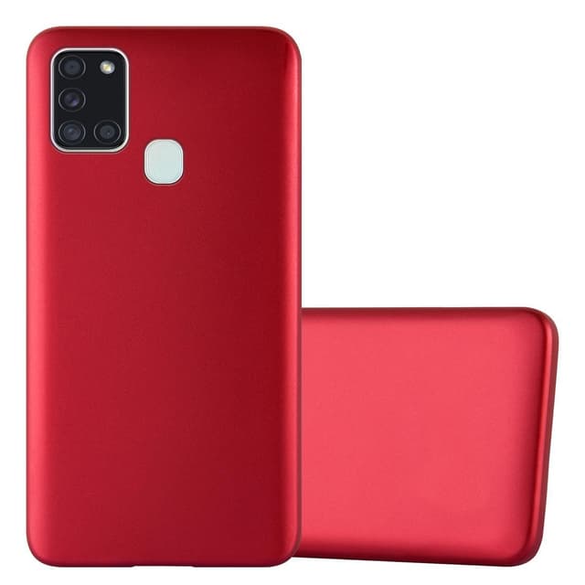Skal Samsung Galaxy A21s Fodral Case (Röd)