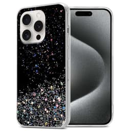 iPhone 15 PRO MAX Suojakuori Kotelo (Musta)