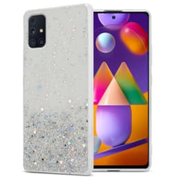 Samsung Galaxy M31s Suojakuori Suojakotelo (Läpinäkyvä)