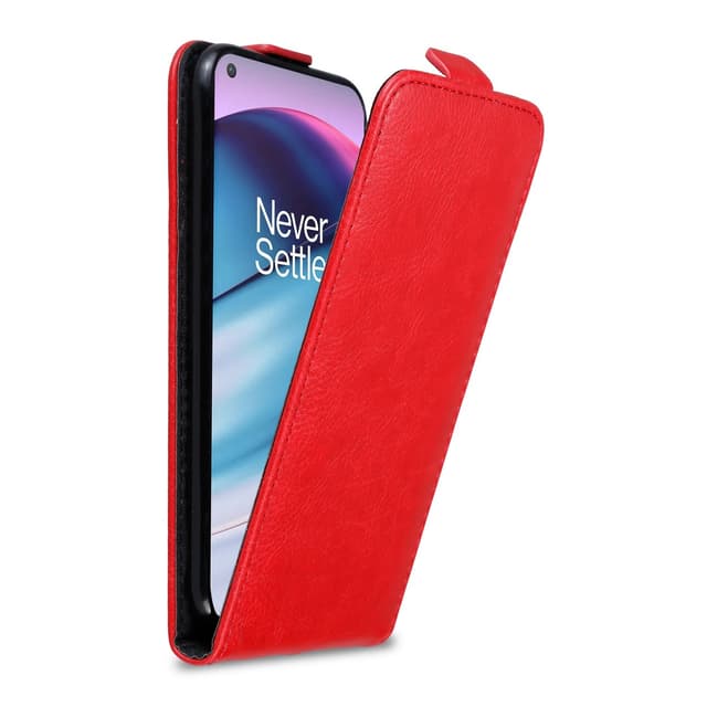 OnePlus Nord CE 5G Suojakuori Lompakkokotelo (Punainen)