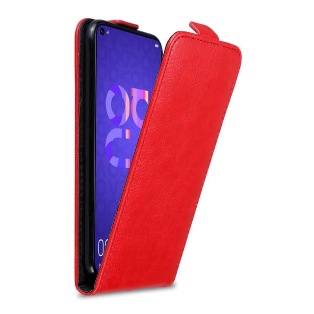 Honor 20 / 20S / Huawei NOVA 5T Flipfodral Skal (Röd)