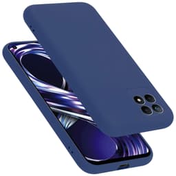 Realme 8i / Narzo 50 4G silikondeksel case (Blå)