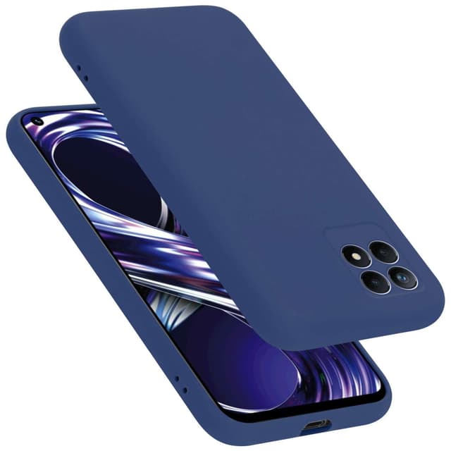 Realme 8i / Narzo 50 4G Suojakuori Kotelo (Sininen)