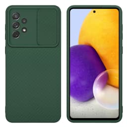 Samsung Galaxy A72 4G / 5G Cover Etui Case (Grøn)