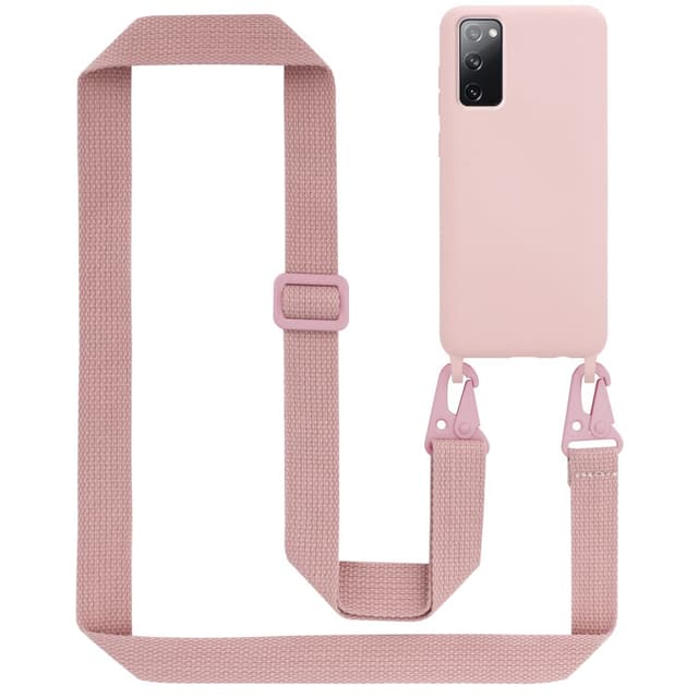 Samsung Galaxy S20 FE Etui Cover Kæde (Lyserød)