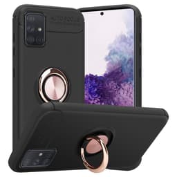 Samsung Galaxy A71 4G silikondeksel cover (svart)