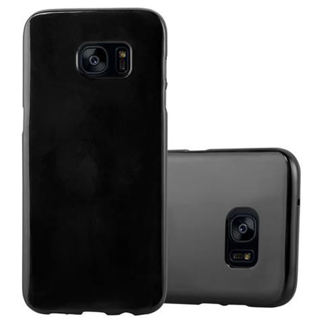 Samsung Galaxy S7 EDGE Skal Fodral Case (Svart)