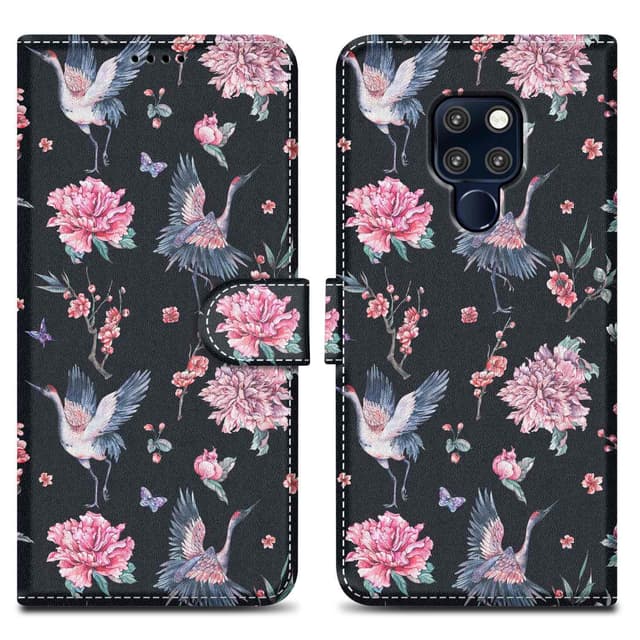 Huawei MATE 20 Plånboksfodral Skal (Svart)