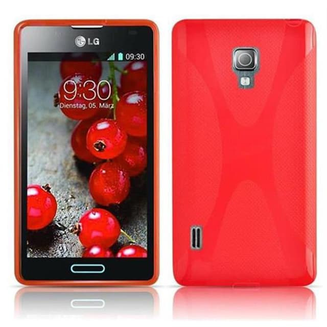 LG OPTIMUS L7 II Etui Case Cover (Rød)