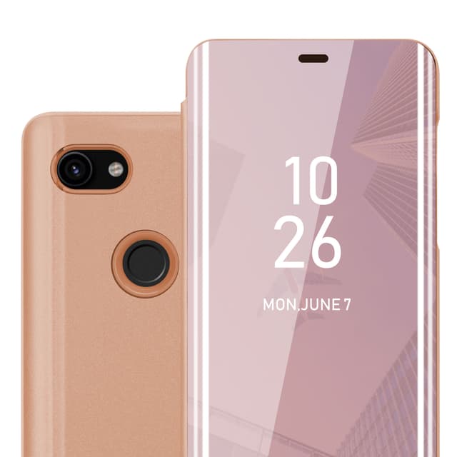 Google PIXEL 3A XL Plånboksfodral Skal (Rosa)
