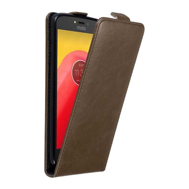 Motorola MOTO C Pungetui Flip Cover (Brun)