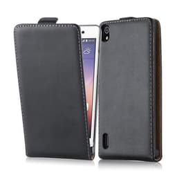 Huawei ASCEND P7 Pungetui Flip Cover (Sort)