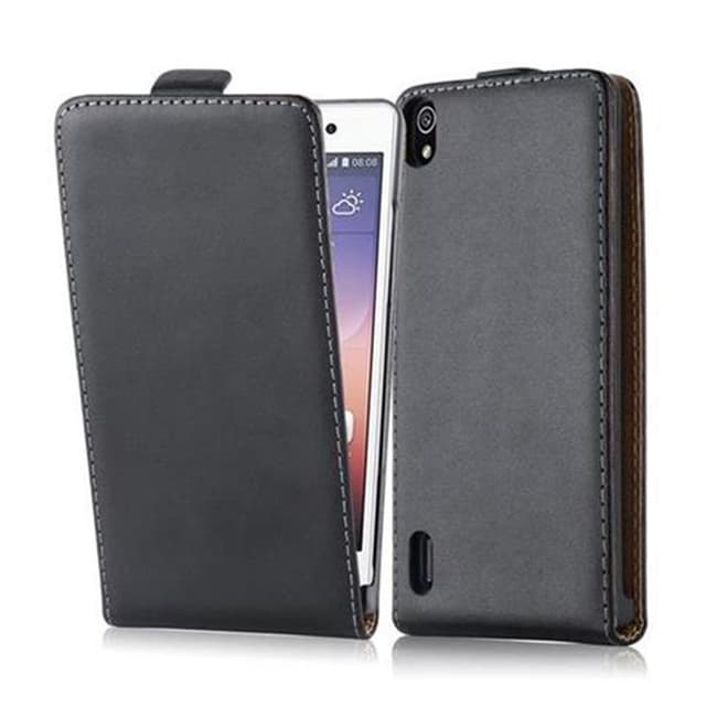 Huawei ASCEND P7 Pungetui Flip Cover (Sort)