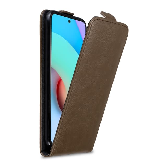 Xiaomi RedMi 10 Pungetui Flip Cover (Brun)