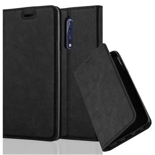 Nokia 8 2017 lommebokdeksel case (svart)