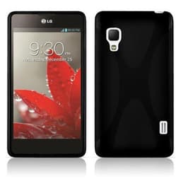 LG L5 II (2. SIM) Suojakuori Case Cover (Musta)