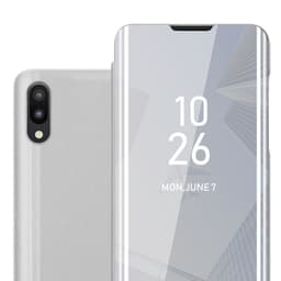 Samsung Galaxy A10 / M10 Plånboksfodral Skal (Silver)