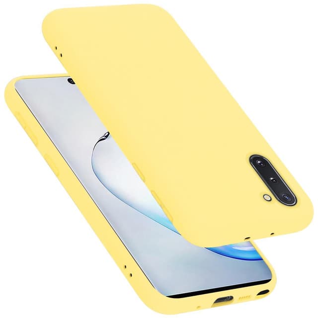 Samsung Galaxy NOTE 10 Skal Fodral Case (Gul)