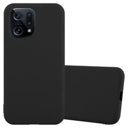 Oppo FIND X5 Suojakuori Kotelo Case Cover (Musta)