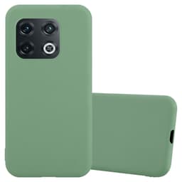 Deksel OnePlus 10 PRO 5G Silikon cover (grønn)