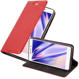 Xiaomi RedMi 3S lommebokdeksel deksel (rød)
