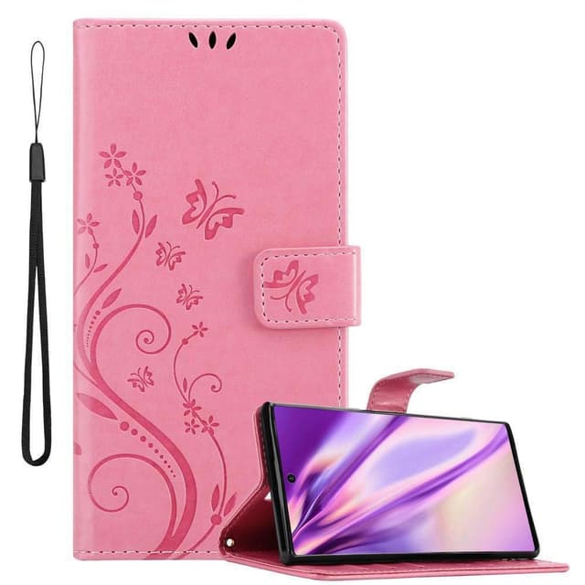 Samsung Galaxy NOTE 10 Pungetui Cover Case (Lyserød)