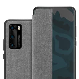 Huawei P40 lommebokdeksel etui (grå)