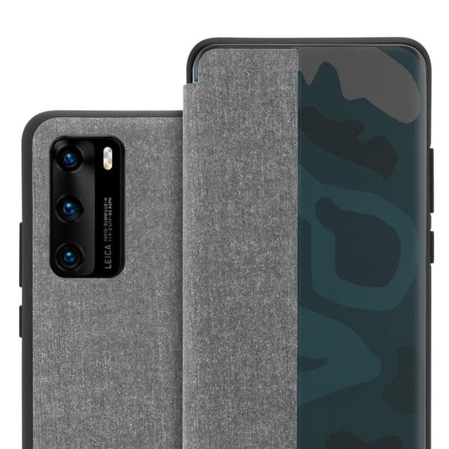 Huawei P40 lommebokdeksel etui (grå)