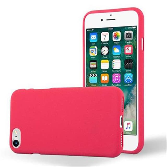 Skal iPhone 7 / 7S / 8 / SE 2020 Fodral Case (Röd)