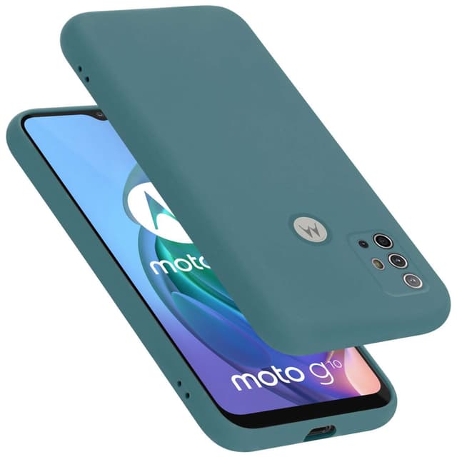 Motorola MOTO G10 / G30 Skal Fodral Case (Grön)